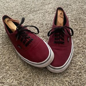 Vans Authentic size 10 Bordeaux